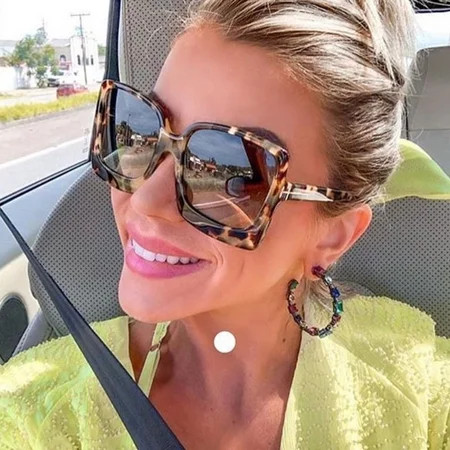 Famure Sunglasses Square Sunglasses Fashion Oversized UV Protection Sunglasses for Women Men | Walmart (US)