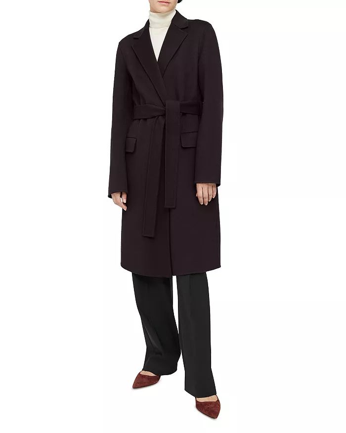 Wool Cashmere Doubled Breasted Fitted Coat | Bloomingdale's (US)