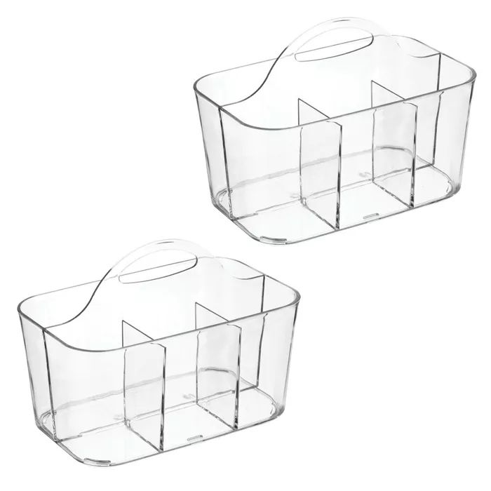 mDesign Plastic Storage Caddy Tote for Sewing & Craft Supplies, Small | Target