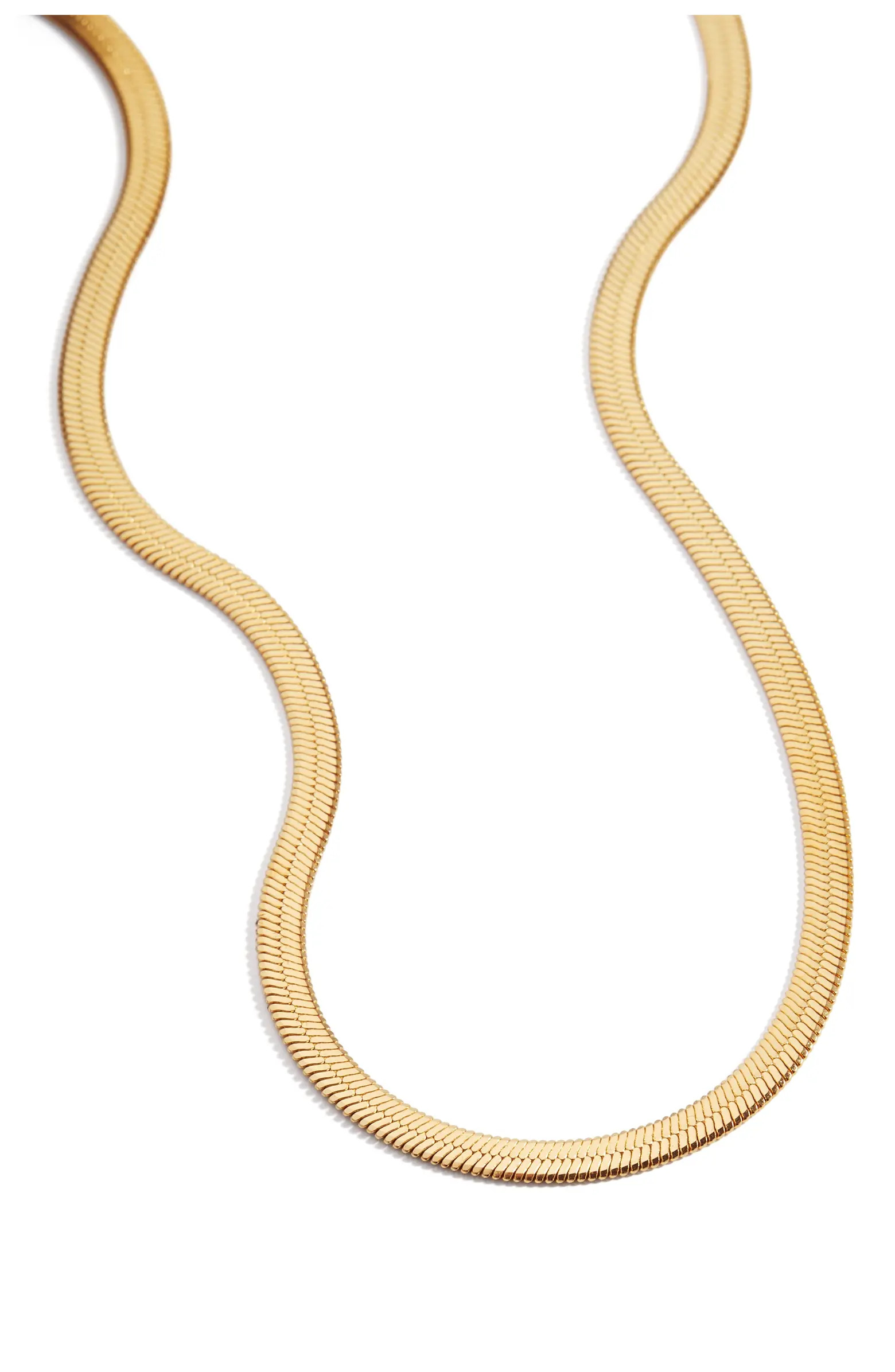 Herringbone Gold Chain Necklace | Nordstrom