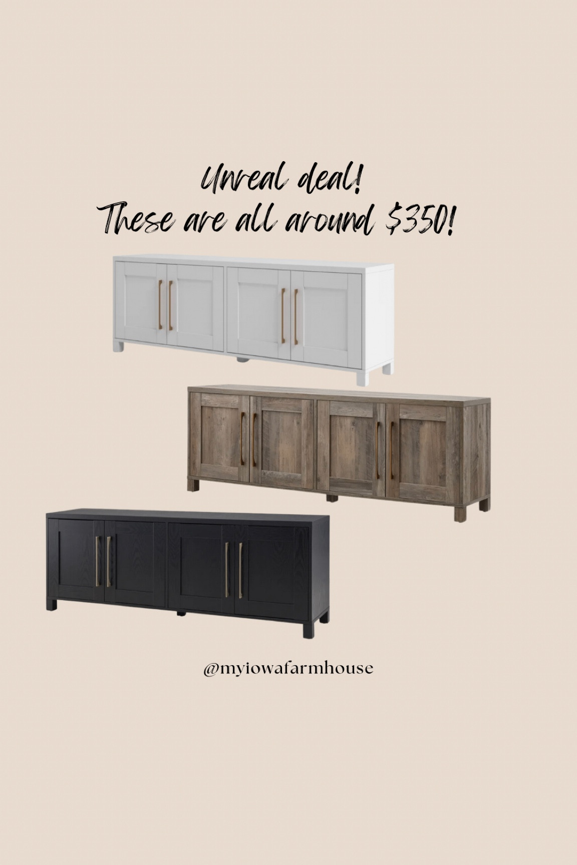Wayfair deal! Sideboard. Tv stand. Tv console. Credenza. 

#LTKstyletip #LTKsalealert #LTKhome