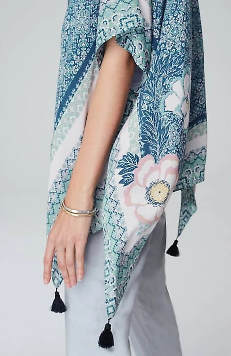 Floral Medallion Poncho | J. Jill