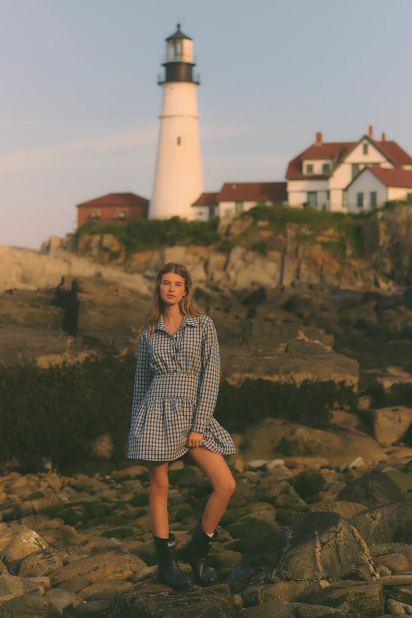 Exquise Tobie Mini Shirtdress | Anthropologie (US)