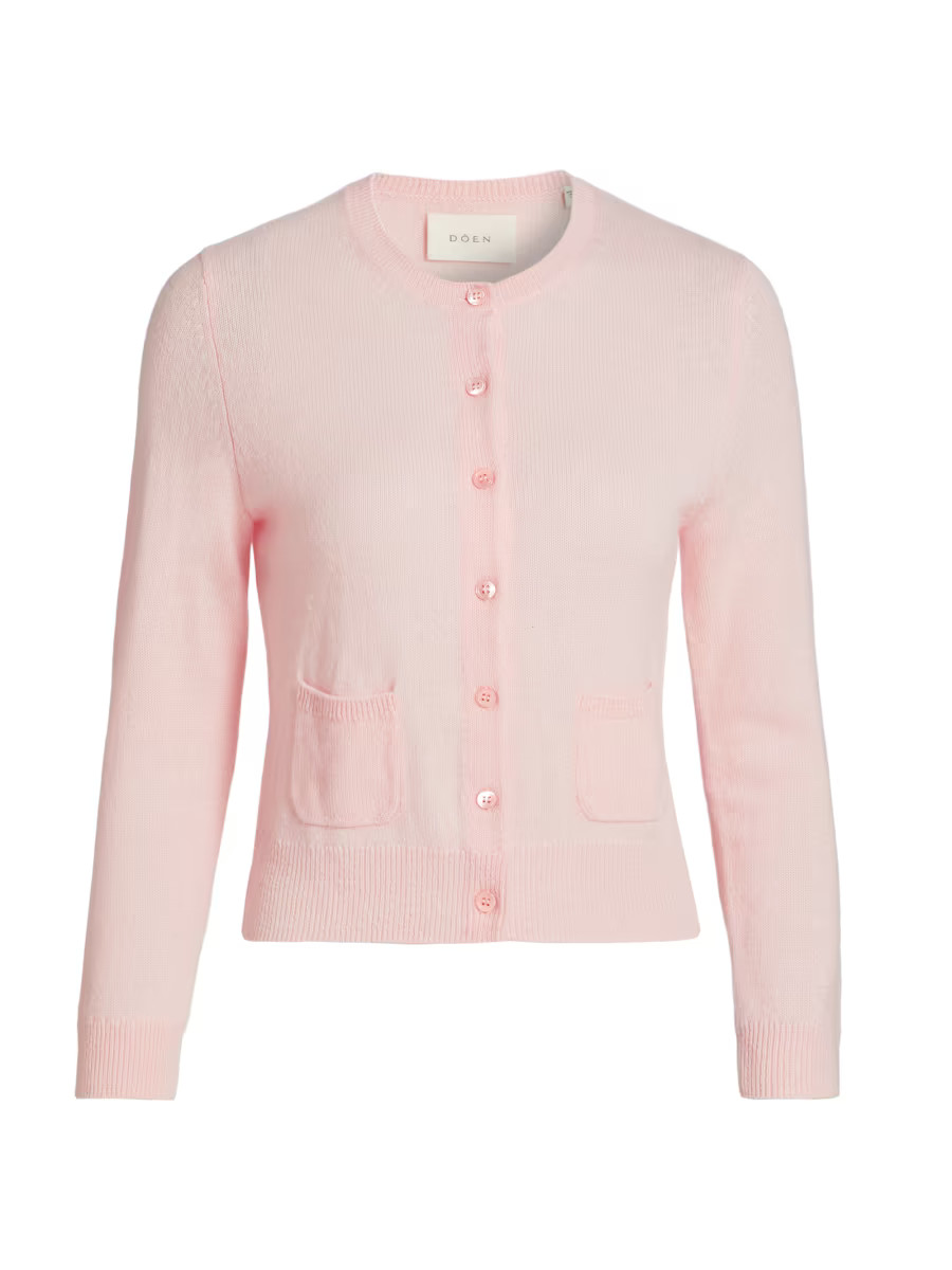 Freya Cashmere Crewneck Cardigan | Saks Fifth Avenue