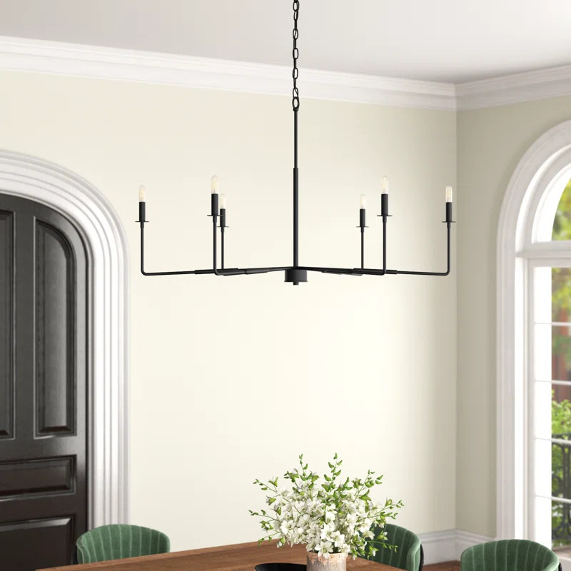 Alysa 6 Light Metal Dimmable Chandelier | Joss & Main
