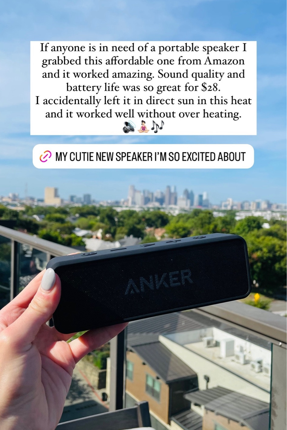 Affordable portable speaker find from amazon that I am loving!

#LTKHome #LTKFindsUnder50 #LTKTravel