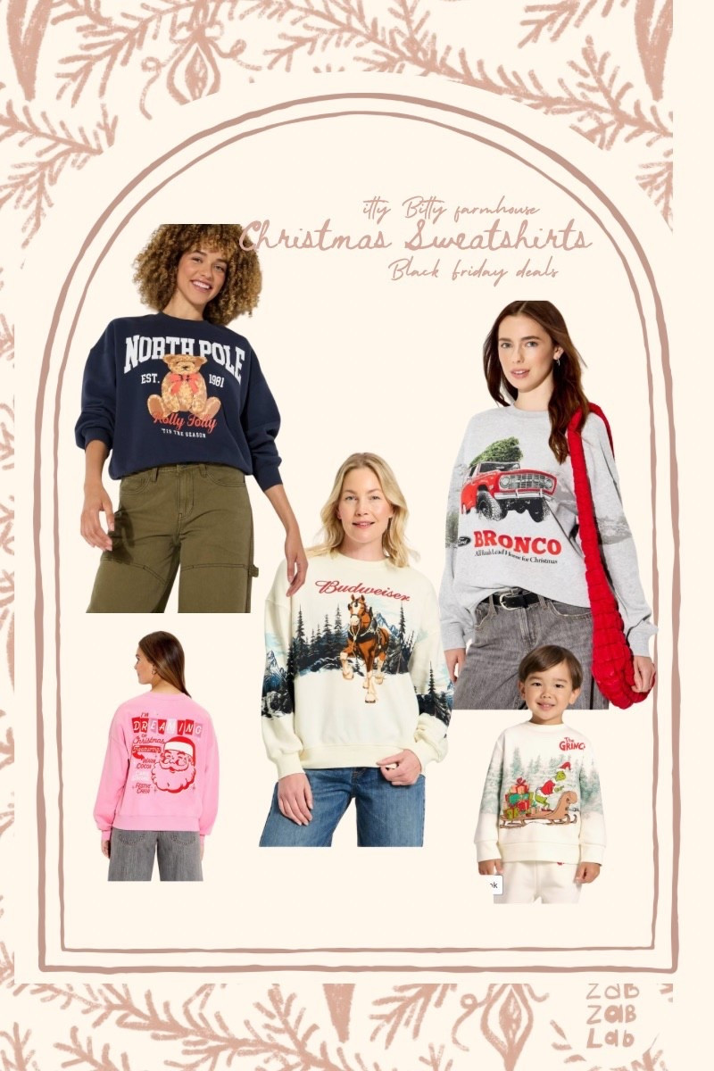 Christmas sweatshirt Black Friday deals 

#LTKKids #LTKootd #LTKCyberWeek