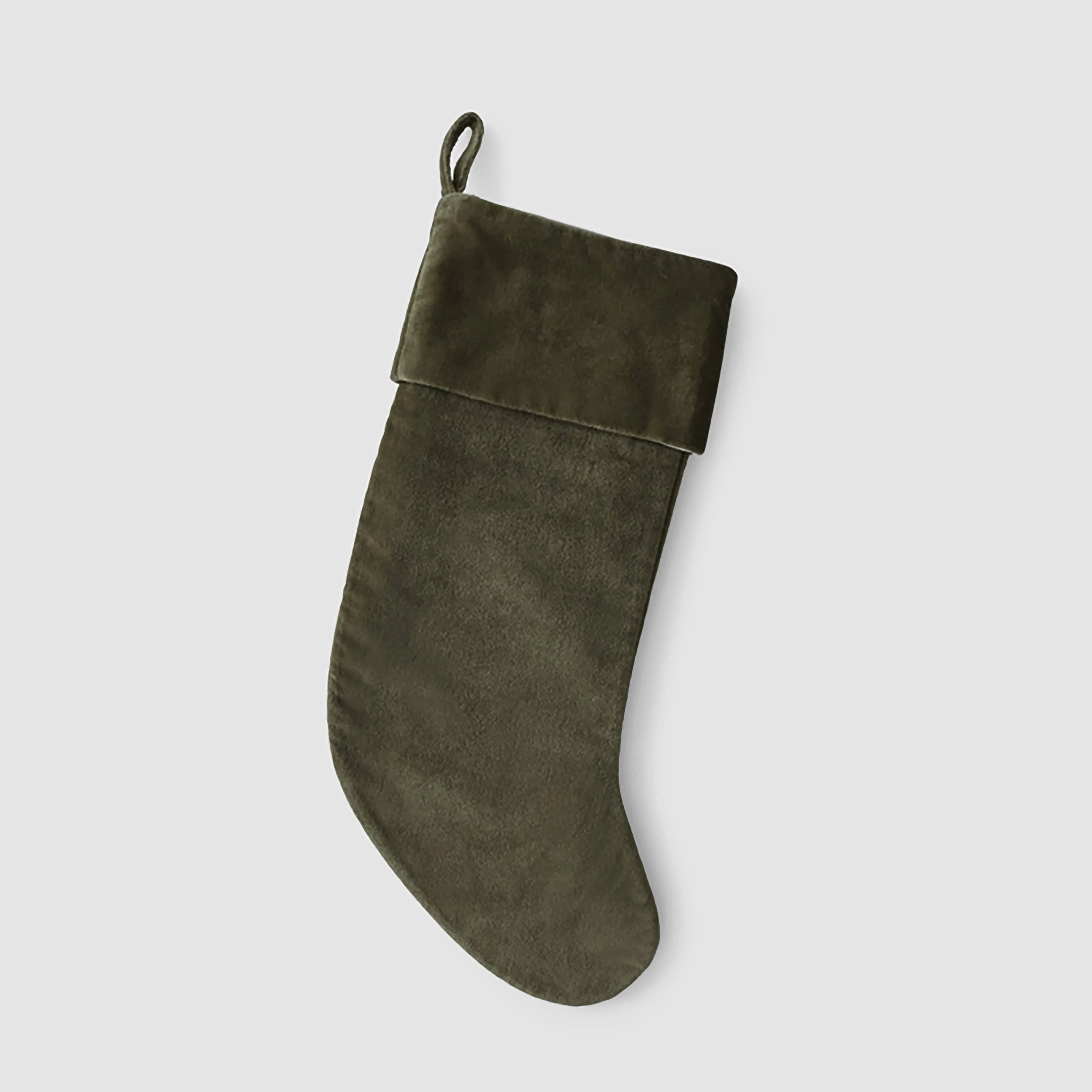 Naveta Velvet Stocking - Emerald | The Citizenry