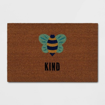 1'6"x2'6" Bee Kind Doormat Natural - Sun Squad™ | Target