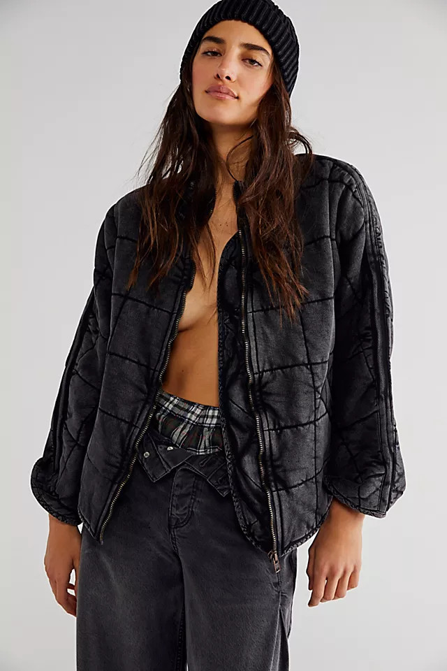Dolman Quilted Knit Jacket | Free People (Global - UK&FR Excluded)