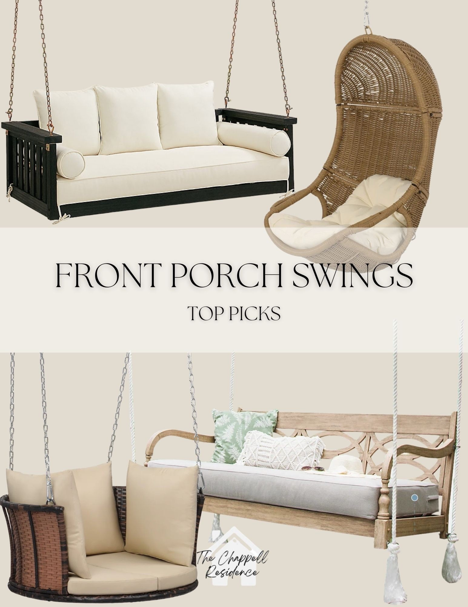 Front Porch Swings Top Picks

#LTKmorningroutine #LTKU #LTKHome