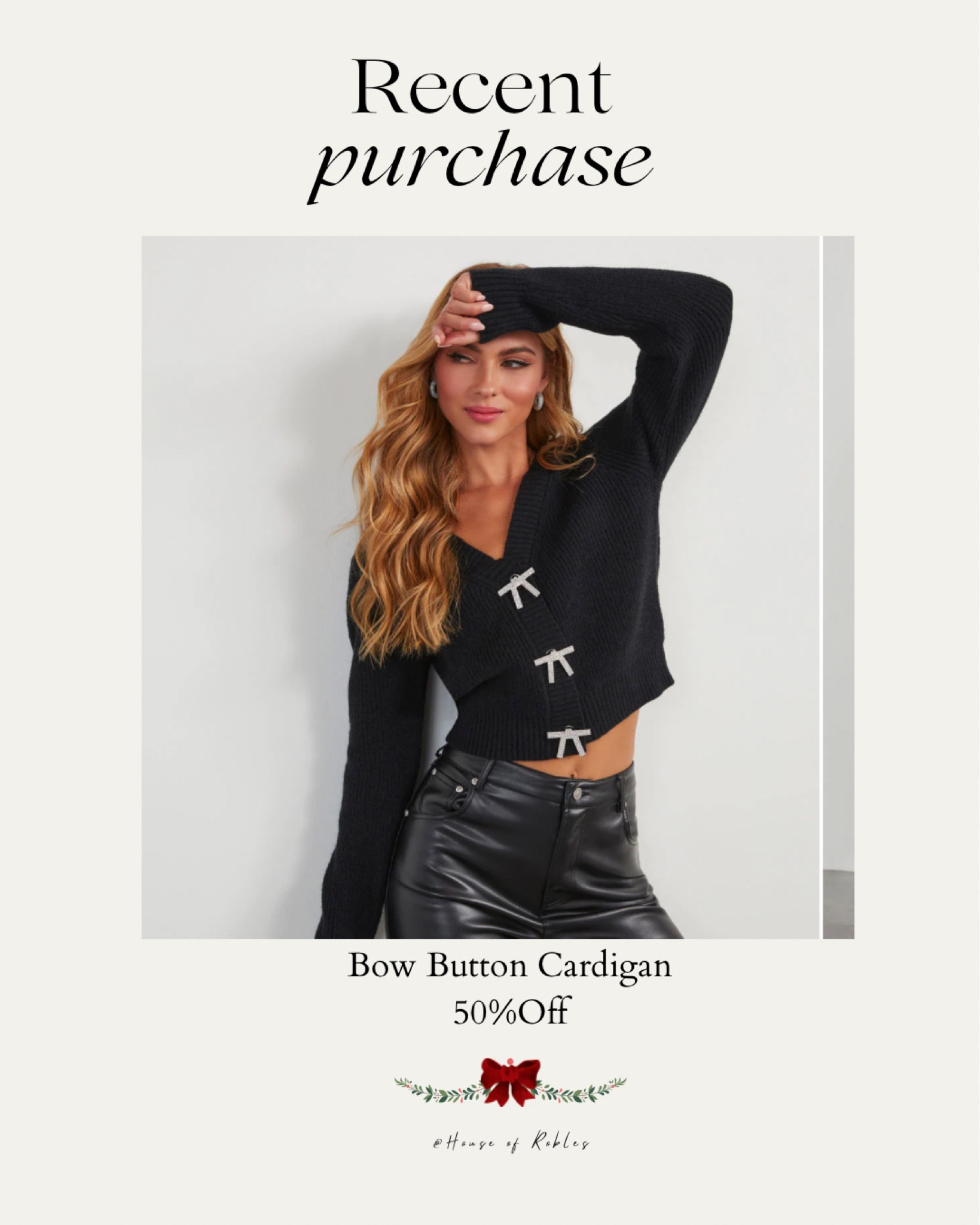 Bow Cardigan , bow trend #cybermonday #bow 

#LTKGiftGuide #LTKSeasonal #LTKCyberWeek