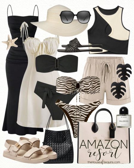 Shop these Amazon Vacation Outfit and Resortwear finds! Beach travel outfit. Animal print bikini, cropped top, linen shorts, mini dress, midi dress, maxi dress, Coach tote bag, sun hat, woven bucket bag, Marc Fisher Moral sandals, dad sandals and more! 

Follow my shop @thehouseofsequins on the @shop.LTK app to shop this post and get my exclusive app-only content!

#liketkit #LTKtravel #LTKstyletip #LTKswim
@shop.ltk
https://liketk.it/4ARFl