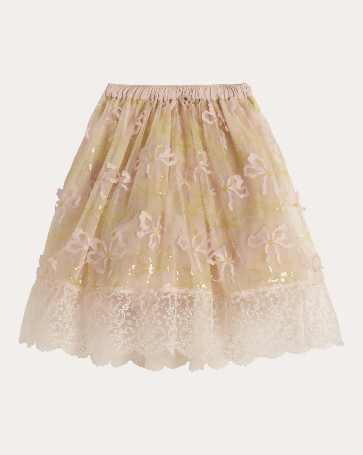 Embroidered Tulle Tutu Mini Skirt | Olivela