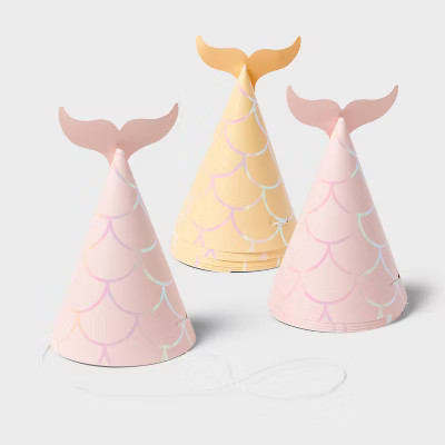Mermaid Party Hats 10ct - Spritz™ | Target