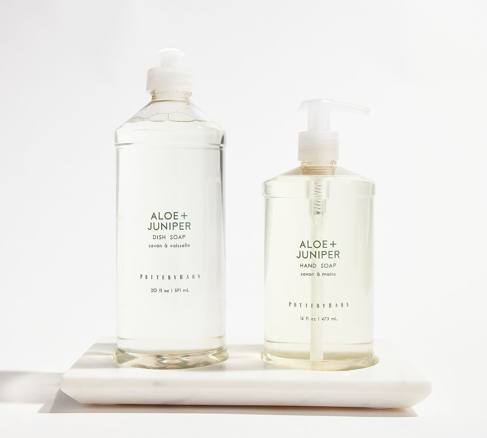 Homekeeping Hand & Dish Soap Marble Caddy Kitchen Set - Aloe & Juniper | Pottery Barn (US)