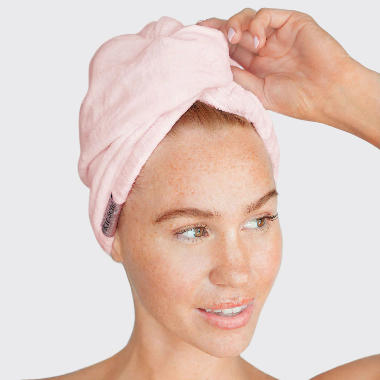 Microfiber Hair Towel - Blush | Kitsch