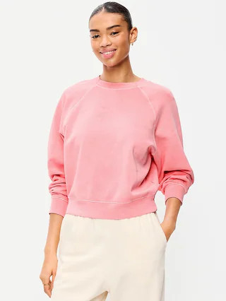 Oversized Raglan Sweatshirt | Old Navy (CA)