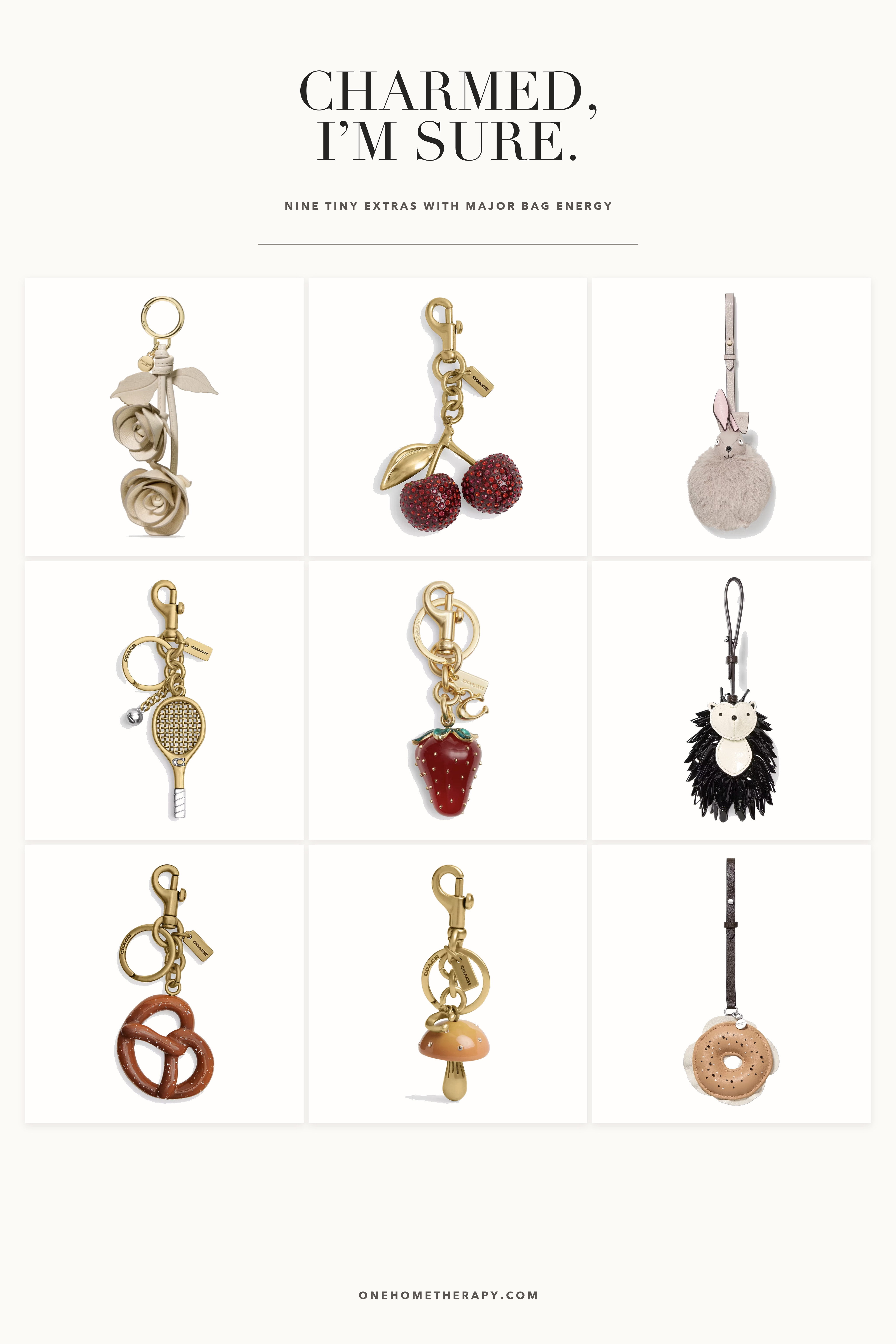 The smallest details bring the biggest personality ✨ From playful food and fruit charms to polished leather minis, these little extras turn an everyday bag into something completely your own. Which one are you clipping on first? Shop both charm edits in my LTK.
Hashtags:
#BagCharms #BagCharm #BagAccessories #HandbagAccessories #AccessoryEdit #StatementAccessories #PersonalStyle #FashionFinds #EverydayStyle #LTKStyleTip #LTKFinds #ShopLTK

#LTKU #LTKSaleAlert #LTKOver40