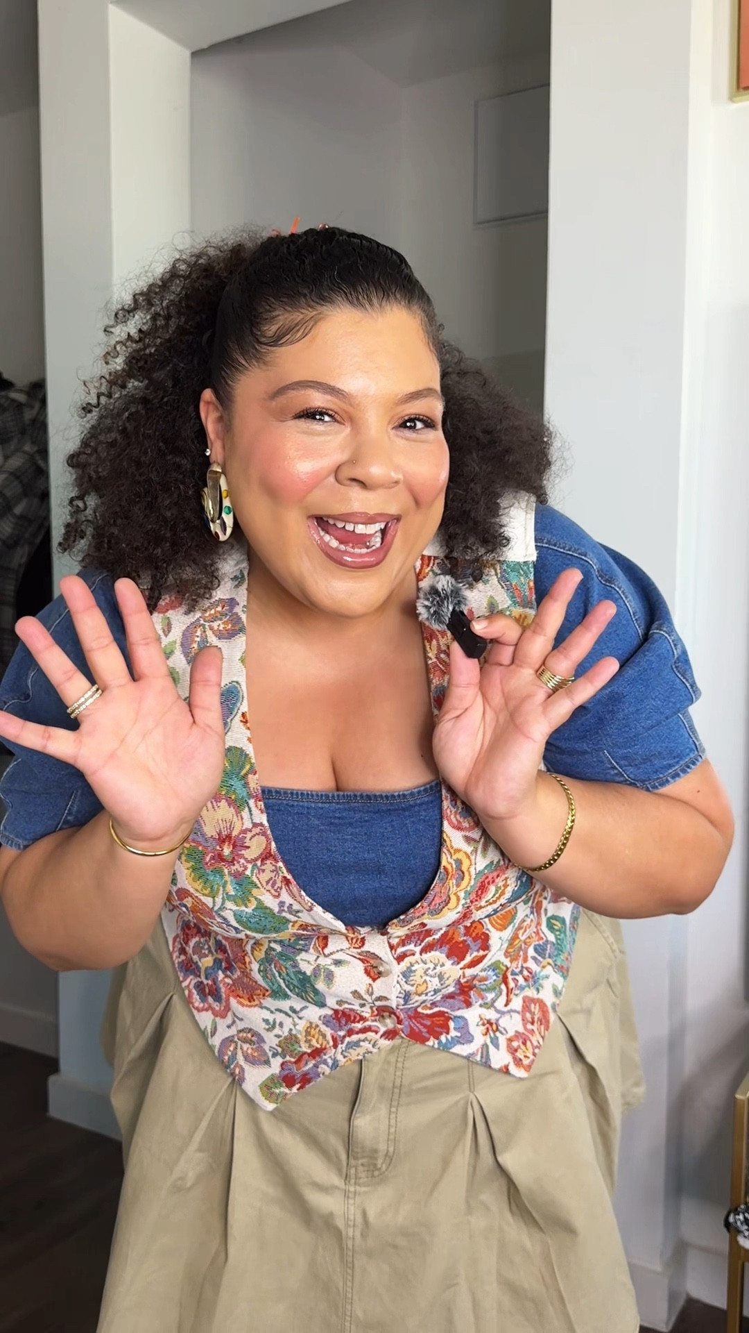 Let’s get into the outfit deets everyone! It has been an awesome time exploring #sxsw so far and this weekend and I am so glad I was able to share this look before leaving for the day! All of these pieces are so affordable and fun! I’m wearing a size XXL in the vest and XL in the denim top. 

#LTKPlusSize #LTKSaleAlert #LTKgrwm