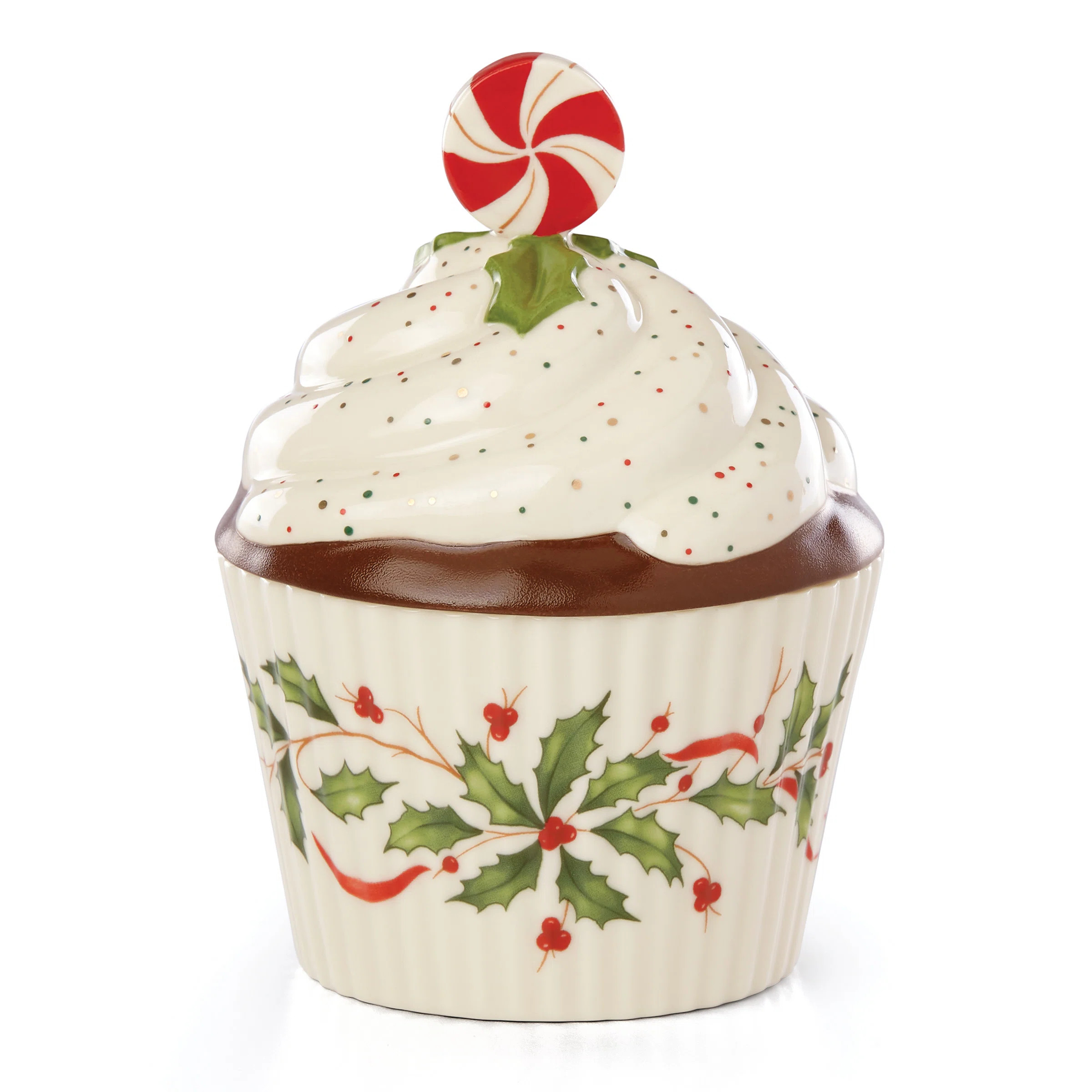 Hosting the Holidays Cupcake 12 fl oz. Candy Bowl | Wayfair North America