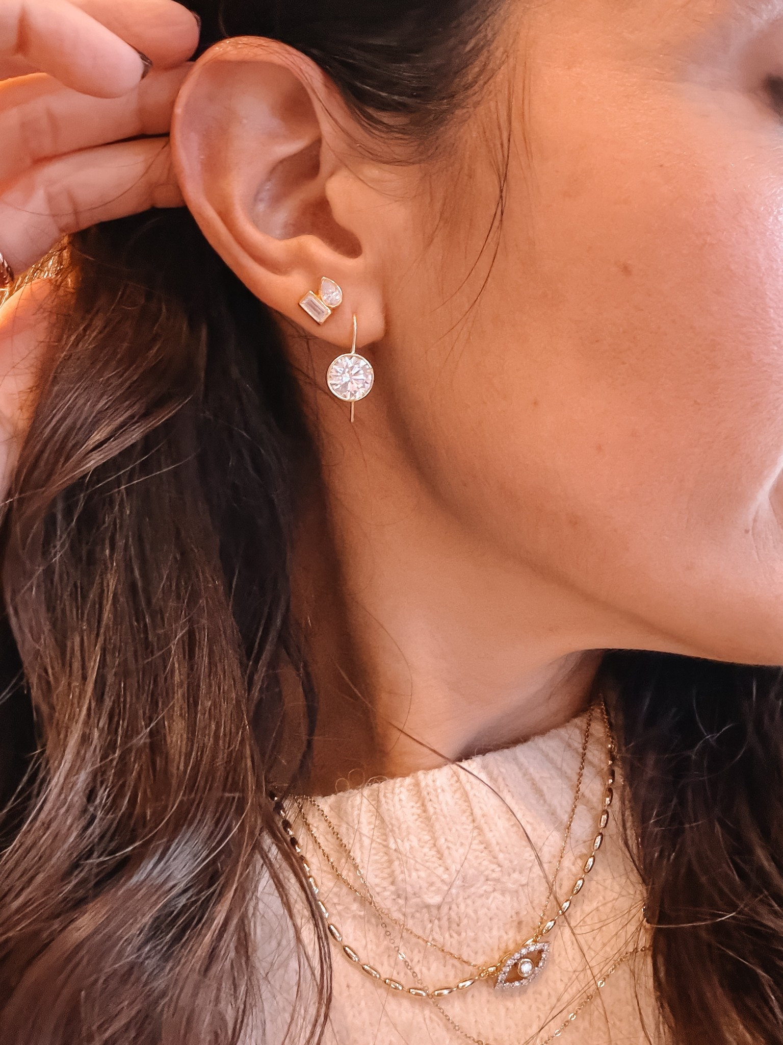 New favorite earring combo 😍 

#LTKGiftGuide #LTKOver40 #LTKHoliday