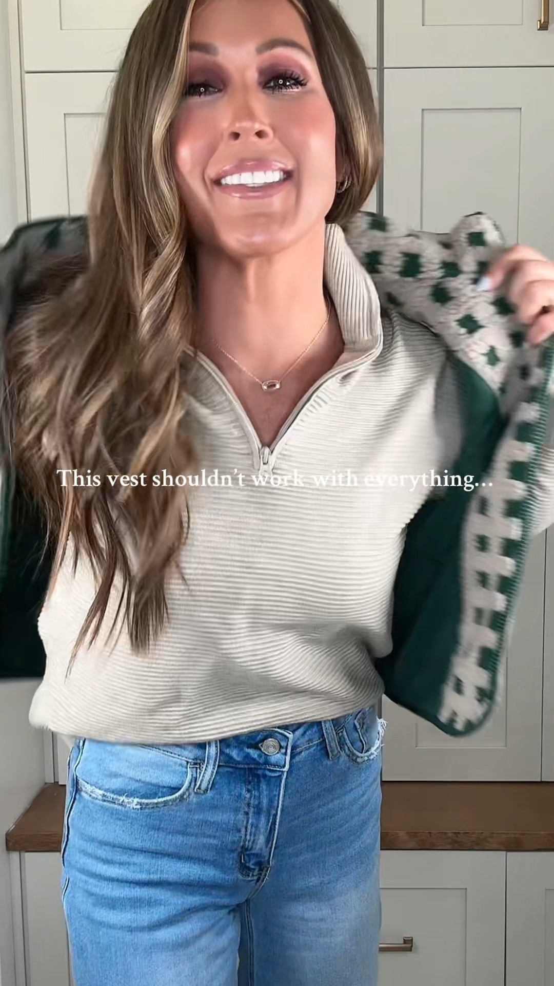 The Checkered Sherpa Vest Everyone’s Asking About 💚 Cozy, Cute & So Unique!

This checkered sherpa vest is giving all the cool girl cozy vibes 💚 The mix of crochet detail and soft sherpa texture makes it such a fun twist on a classic fall piece. It’s lightweight but warm — perfect for layering over long sleeves or turtlenecks for an elevated everyday look.

Whether you’re running errands, heading to a coffee date, or just want that Pinterest-perfect outfit moment, this vest adds the right amount of texture and personality. Linked in my TikTok Shop 🫶

	1.	Checkered sherpa vest
	2.	Crochet fleece gilet outfit
	3.	Cozy layering outfit idea

#TikTokShopCreatorPicks
#CreatorPicksAmbassador
#TikTokShopBlackFriday
#FallFreshness #TikTokShopFallDealsForYou



#LTKFindsUnder50 #LTKStyleTip #LTKSeasonal