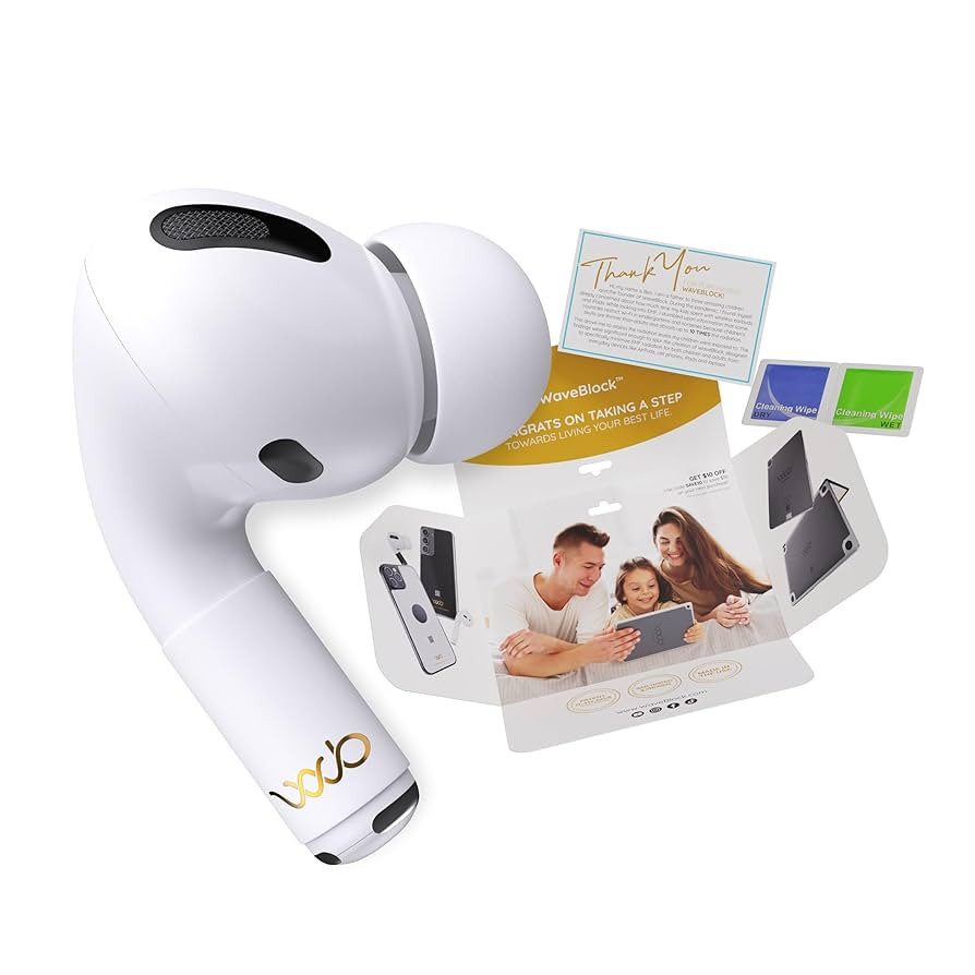 EMF Shield Sticker for AirPods Pro – Lab-Tested Electromagnetic Wave Reduction, Made in USA, Pa... | Amazon (US)