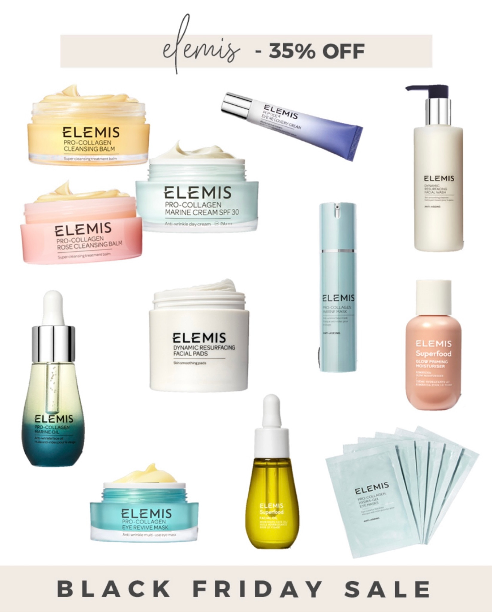 Black Friday sale: 35% off sitewide at Elemis

#elemis #beautygifts #blackfridaydeal 

#LTKHoliday #LTKCyberweek #LTKbeauty
