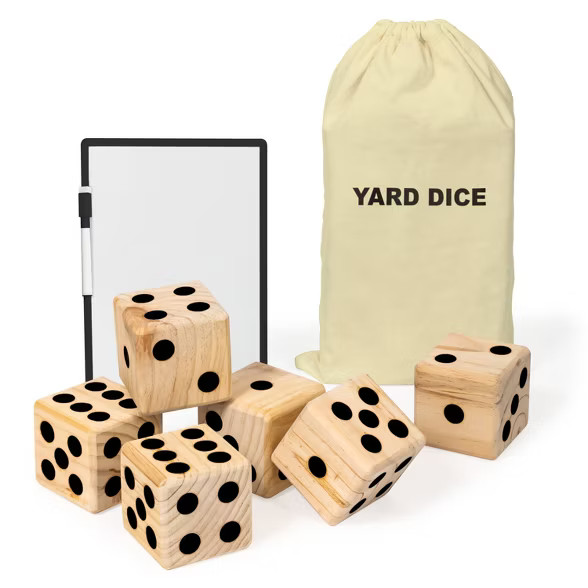 Beyond Outdoors Wooden Yard Dice Lawn Bowling Set | Target
