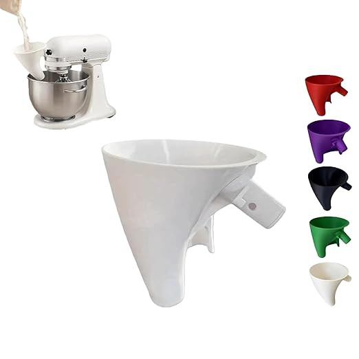 Premium Flour Funnel for Stand Mixer – Compatible with Funnel for Kitchen Aid Artisan KSM150 an... | Amazon (US)