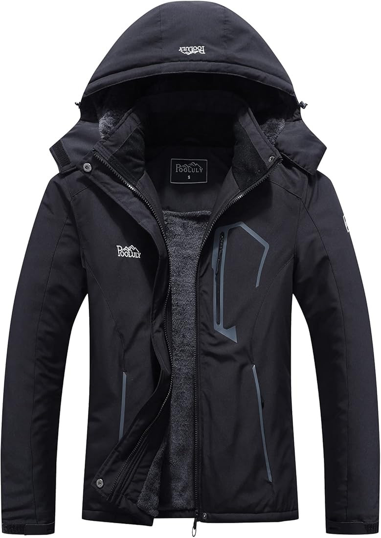 Women's Ski Jacket Warm Winter Waterproof Windbreaker Hooded Raincoat Snowboarding Jackets | Amazon (US)