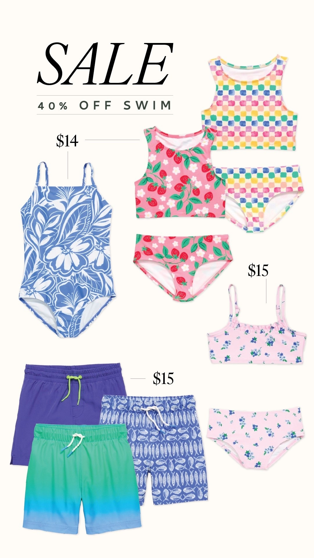 40% off tween swim!

#LTKSwim #LTKKids #LTKSaleAlert