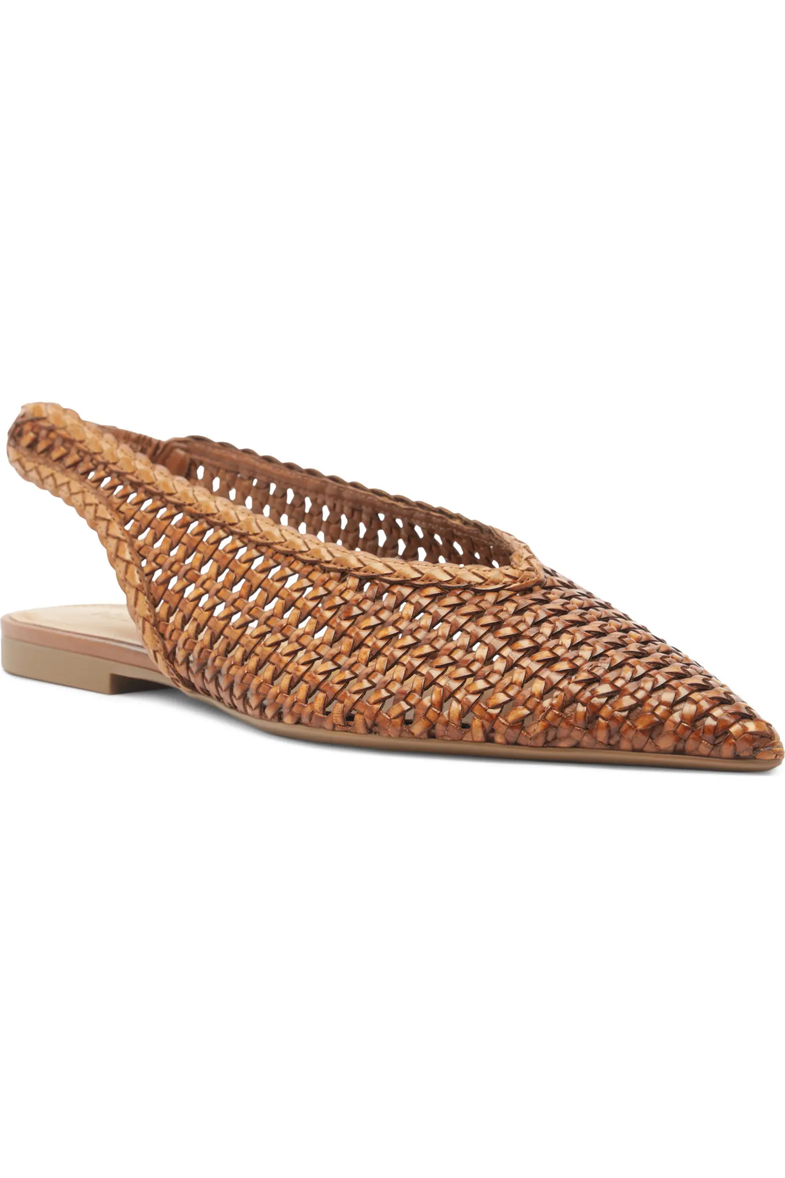 Arezzo Eva Slingback Pointed Toe Flat (Women) | Nordstrom | Nordstrom