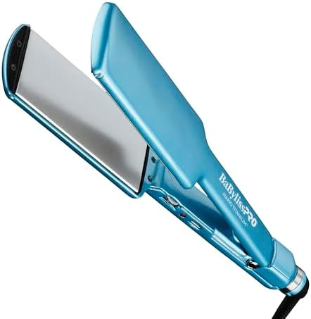 BabylissPRO Nano Titanium Ultra-Thin Hair Straightener, Professional Flat Iron, 5-Inch Extended P... | Amazon (US)