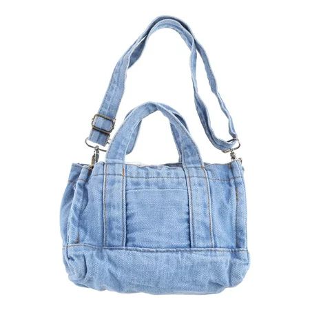 Women Denim Handbag Shoulder Lady Crossbody Bag Tote Messenger Satchel Purse | Walmart (US)