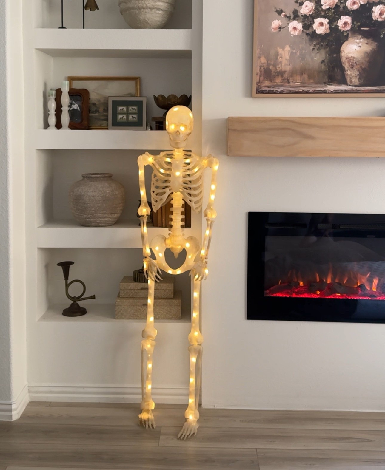 Walmart’s led skeleton is back and there’s a new rainbow color this year!

#LTKSeasonal