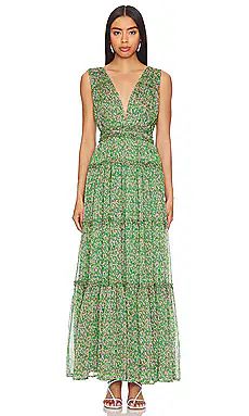 ASTR the Label Edessa Dress in Green Pink Floral from Revolve.com | Revolve Clothing (Global)