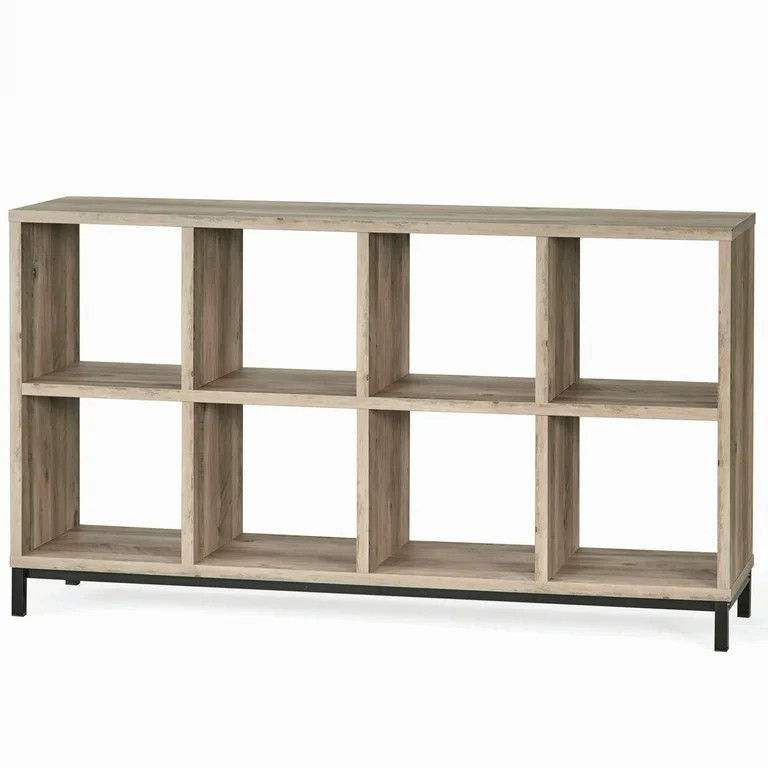 Better Homes & Gardens 8-Cube Organizer with Metal Base, Rustic Gray | Walmart (US)