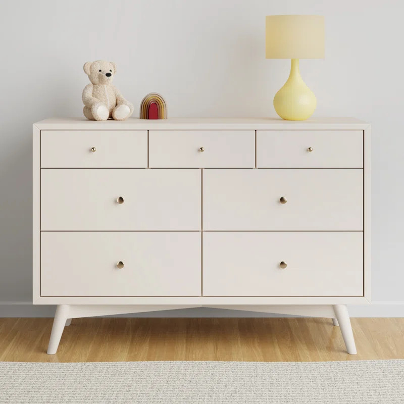 Palma 7 Drawer 53" W Double Dresser | Wayfair North America