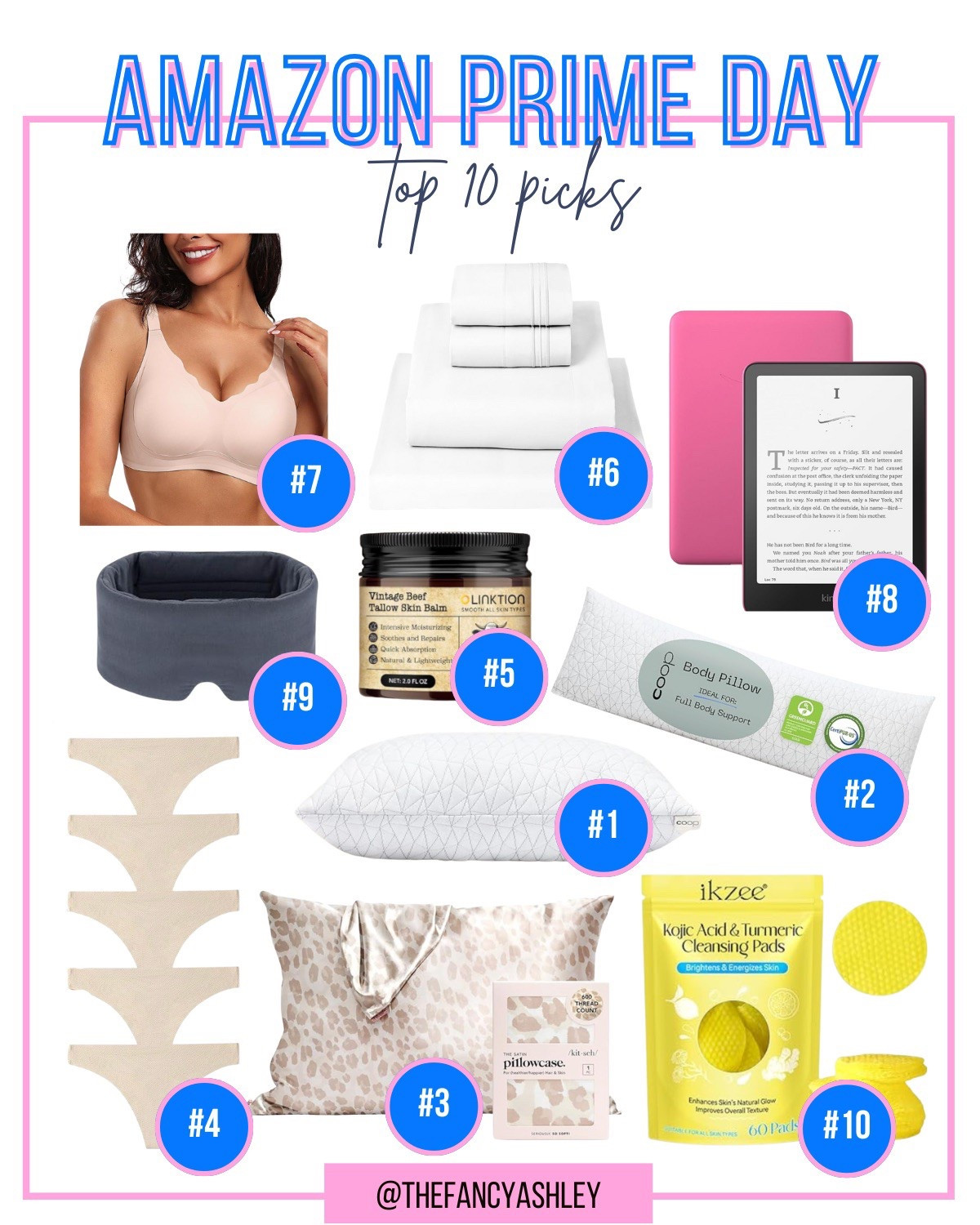 Amazon Prime Day kicks off TOMORROW!! Rounded up my TOP 10 must-add-to-cart picks just for you. Best-ever bras, undies you NEED, my fave sheets and pillows!! It's all fab!

#LTKFindsUnder50 #LTKFindsUnder100 #LTKSaleAlert