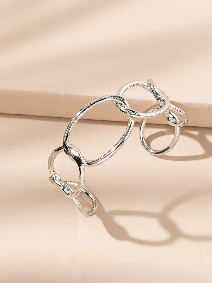 Chain Design Cuff Bangle | SHEIN USA | SHEIN