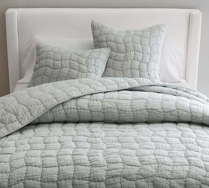 Cloud Linen Handcrafted Quilt | Pottery Barn (US)