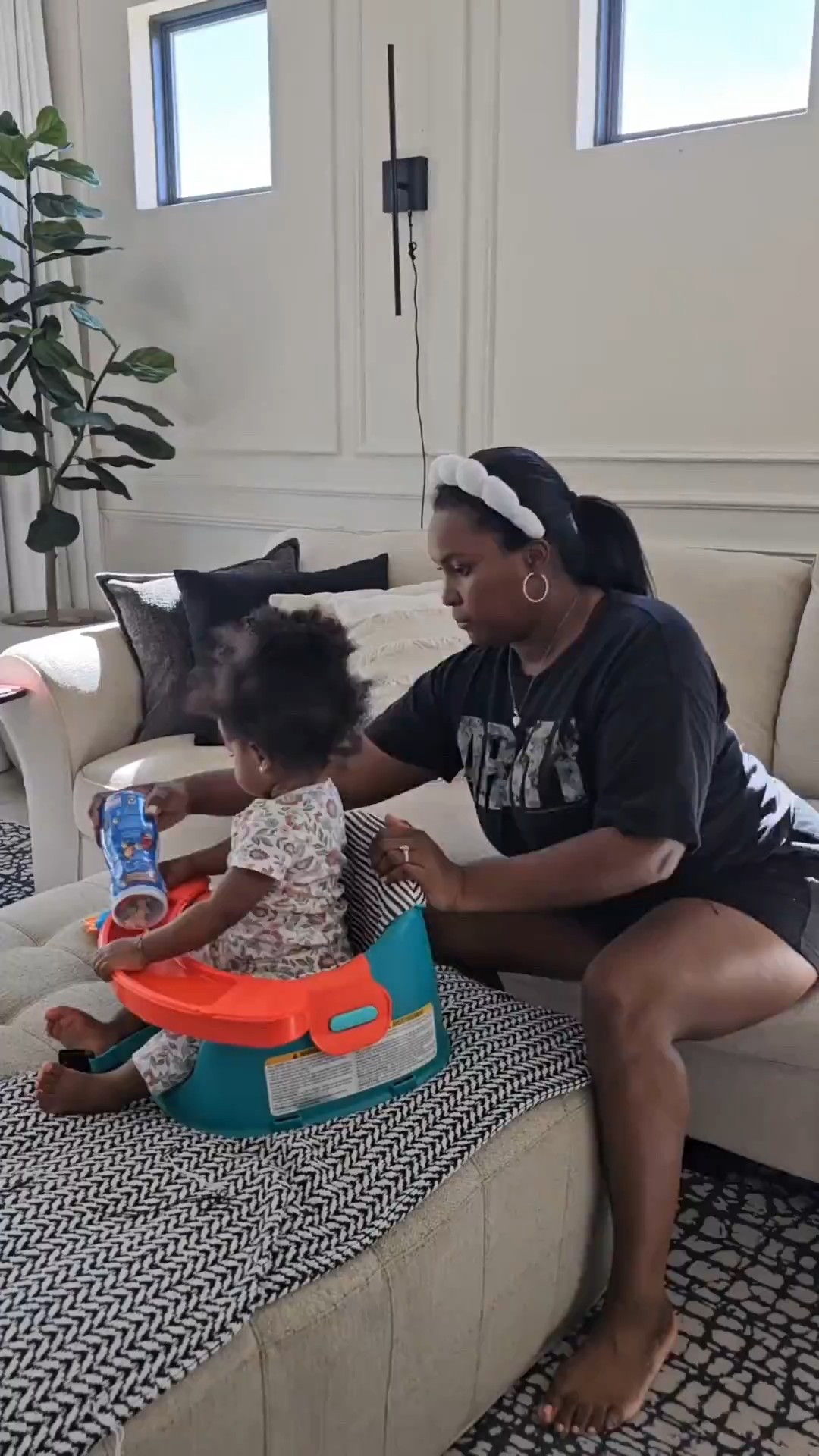 Toddler Hair Style ❤️ I’m loving having a girl and trying new hairstyles on her! I love having her sit in these little chairs to help her hold still 

#hair #toddler #mom #momlife #hairstyle #toddlerhair #ethnichair #blackhair #naturalhair #texturedhair #kidshair #momlife #morningroutine 

#LTKmomlife #LTKmorningroutine #LTKKids