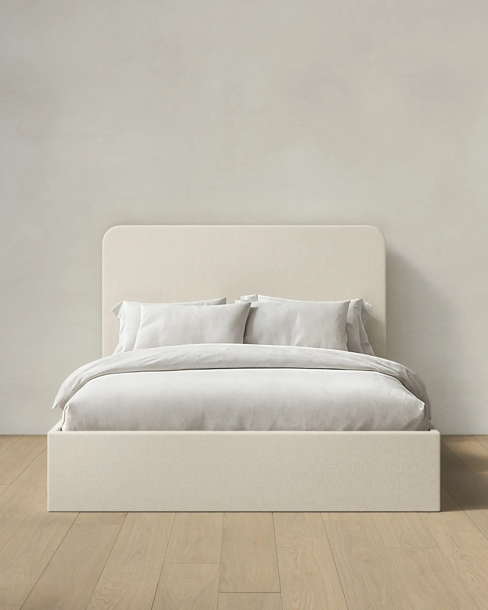 100% Linen Curved Bed | Quince