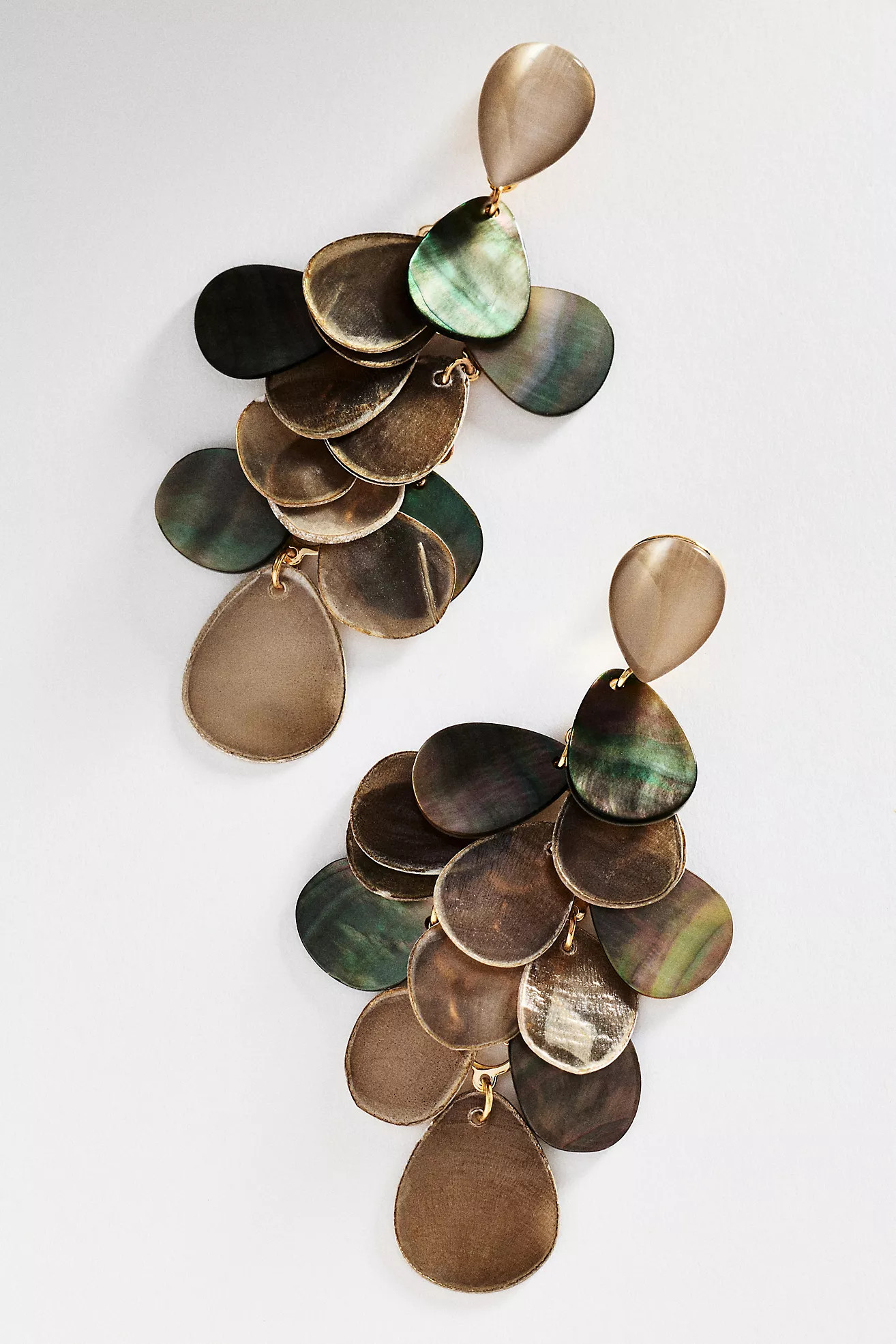 Paillette Cluster Drop Earrings | Anthropologie (US)
