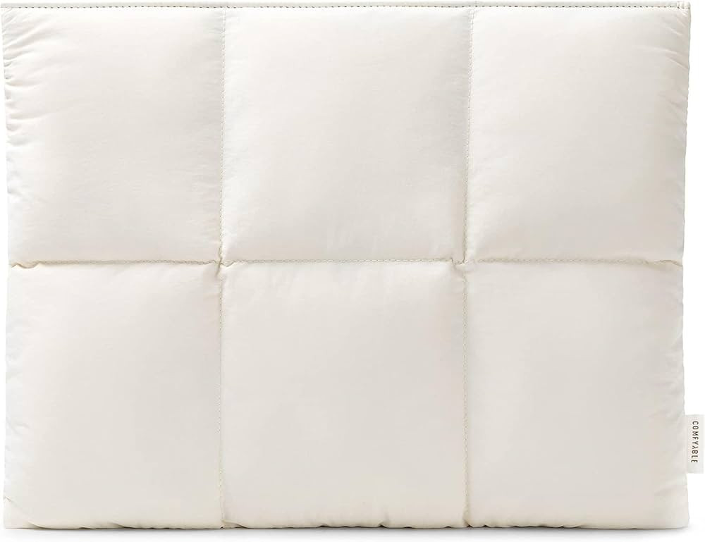 Comfyable Puffy Laptop Sleeve 13 Inch 14 Inch, Quilted Puffer Laptop Carrying Case for Women, Pil... | Amazon (US)