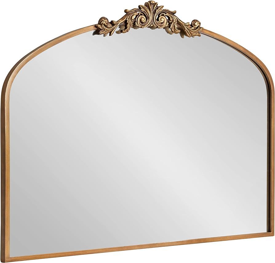 Kate and Laurel Arendahl Ornate Traditional Arch Mirror, 36 x 29, Gold, Decorative Baroque Style Arc | Amazon (US)