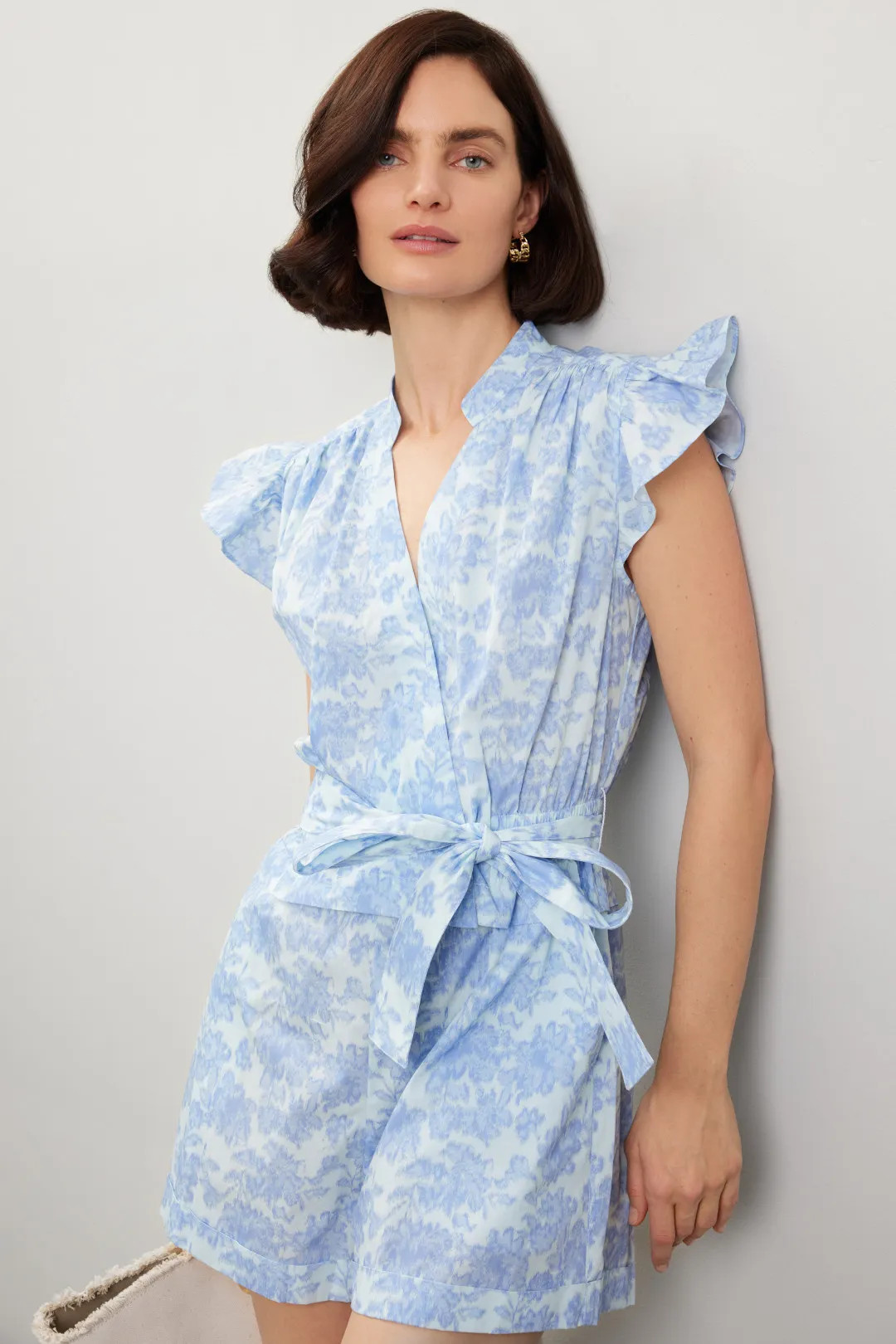Blurred Floral Romper | Rent the Runway