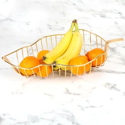 Herminia Wired Banana Leaf 10 fl oz. Fruit Bowl Everly Quinn | Wayfair North America